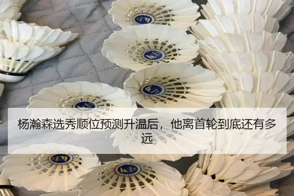 杨瀚森选秀顺位预测升温后，他离首轮到底还有多远 - DouYu